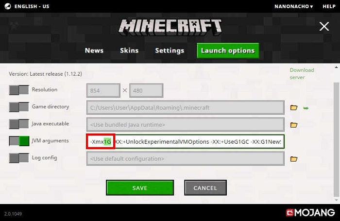 change the allocated ram for minecraft on mac